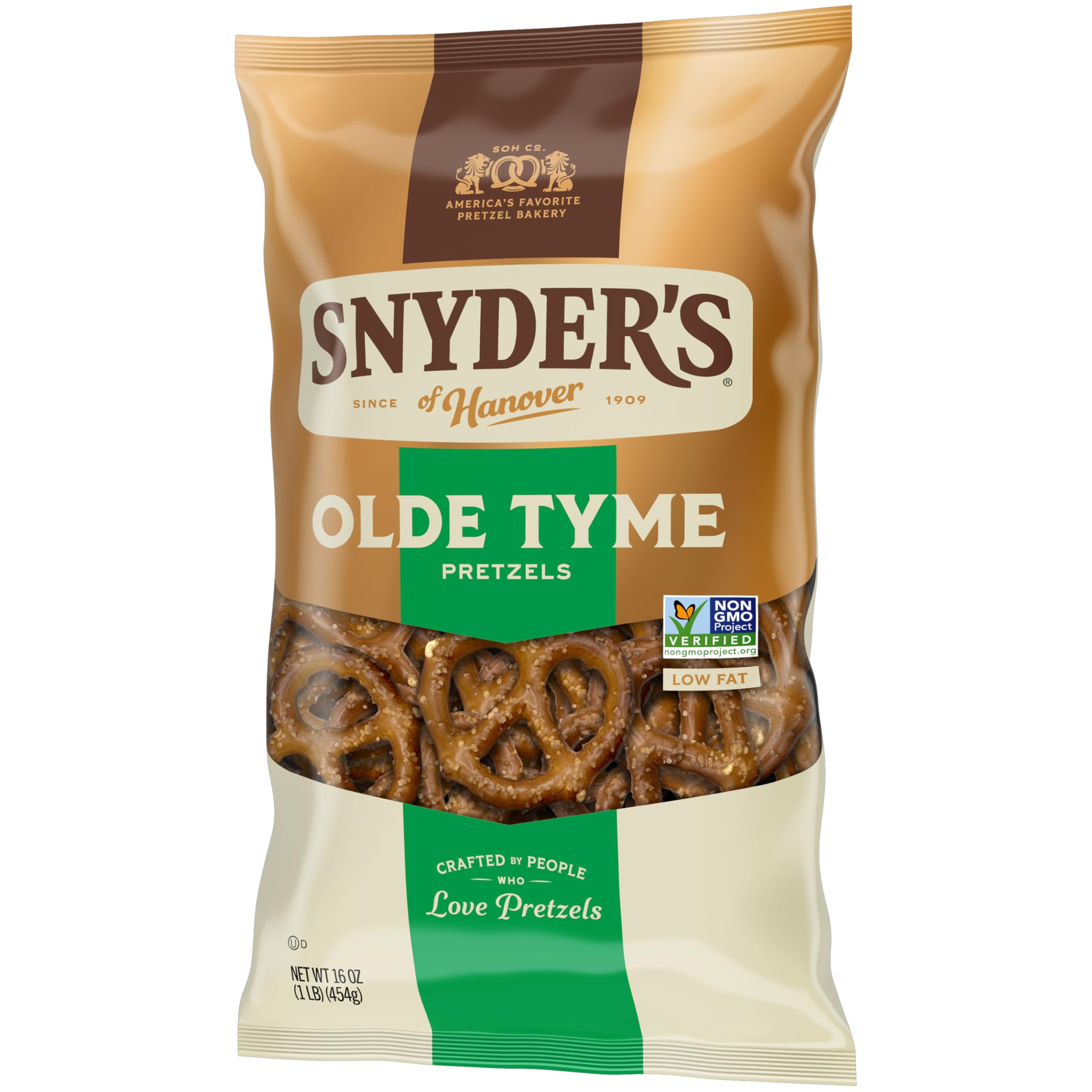Heritage-inspired Snyder's Old Tyme Pretzels showcase traditional recipe.