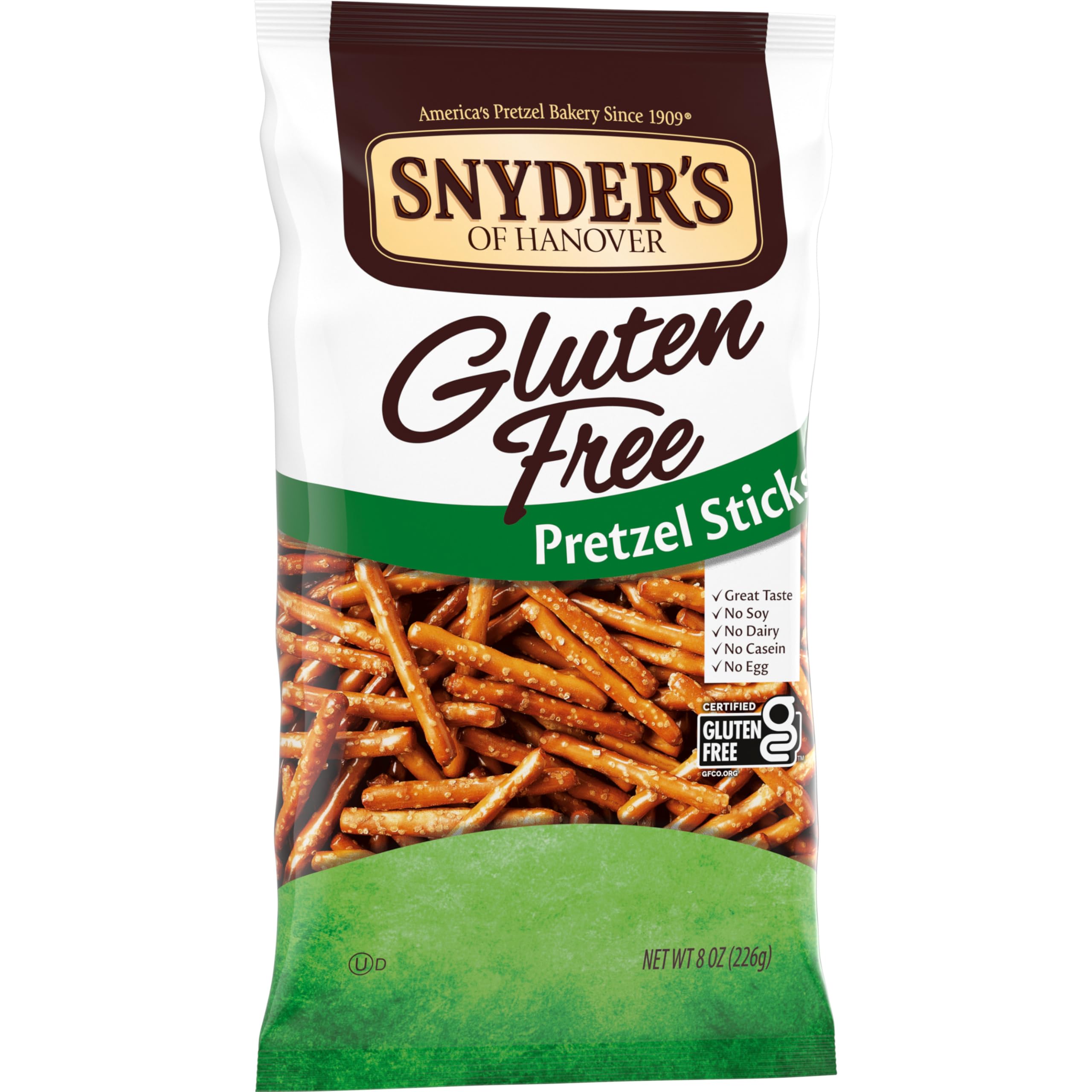 Snyder's dairyfree snack option suited for different diets.