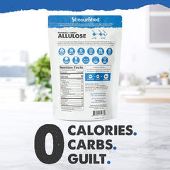 So Nourished Allulose granules close-up highlighting fine texture for baking