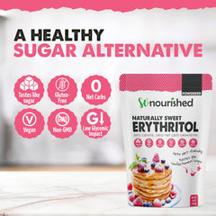 So Nourished erythritol in baked goods with light, sugar-like sweetness