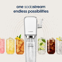 SodaStream bubly Drops Lime bottle being poured into a glass