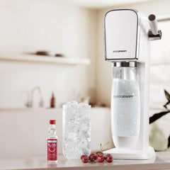 Sodastream Bubly Drops Mango with sparkling water in a tall glass for everyday flavor.