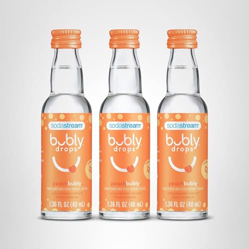 Gift-ready bubly Drops Peach pack on countertop for gatherings