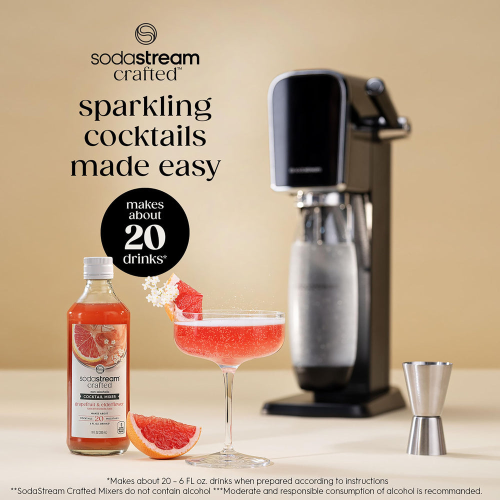 SodaStream Crafted Mixers Pineapple Jalapeno bottle front suggesting bold tropical flavor