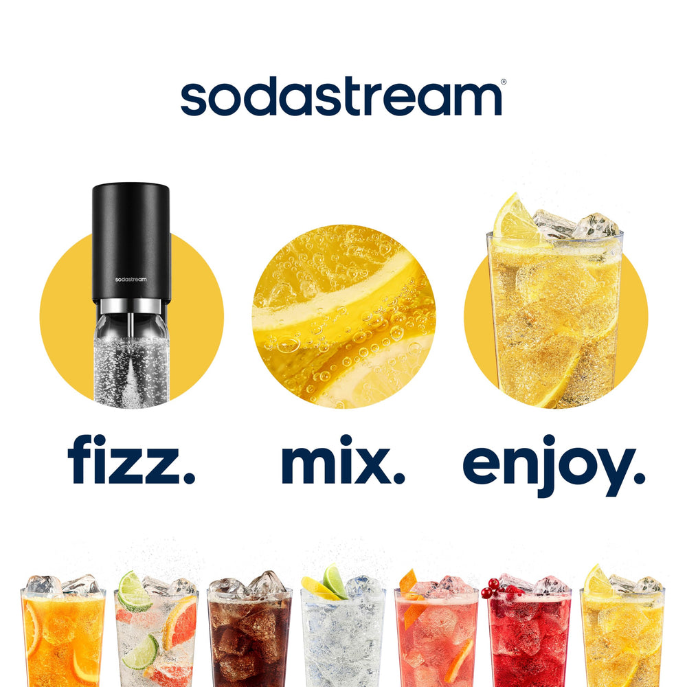 SodaStream Diet Tonic 440ml bottle close-up of ingredients label