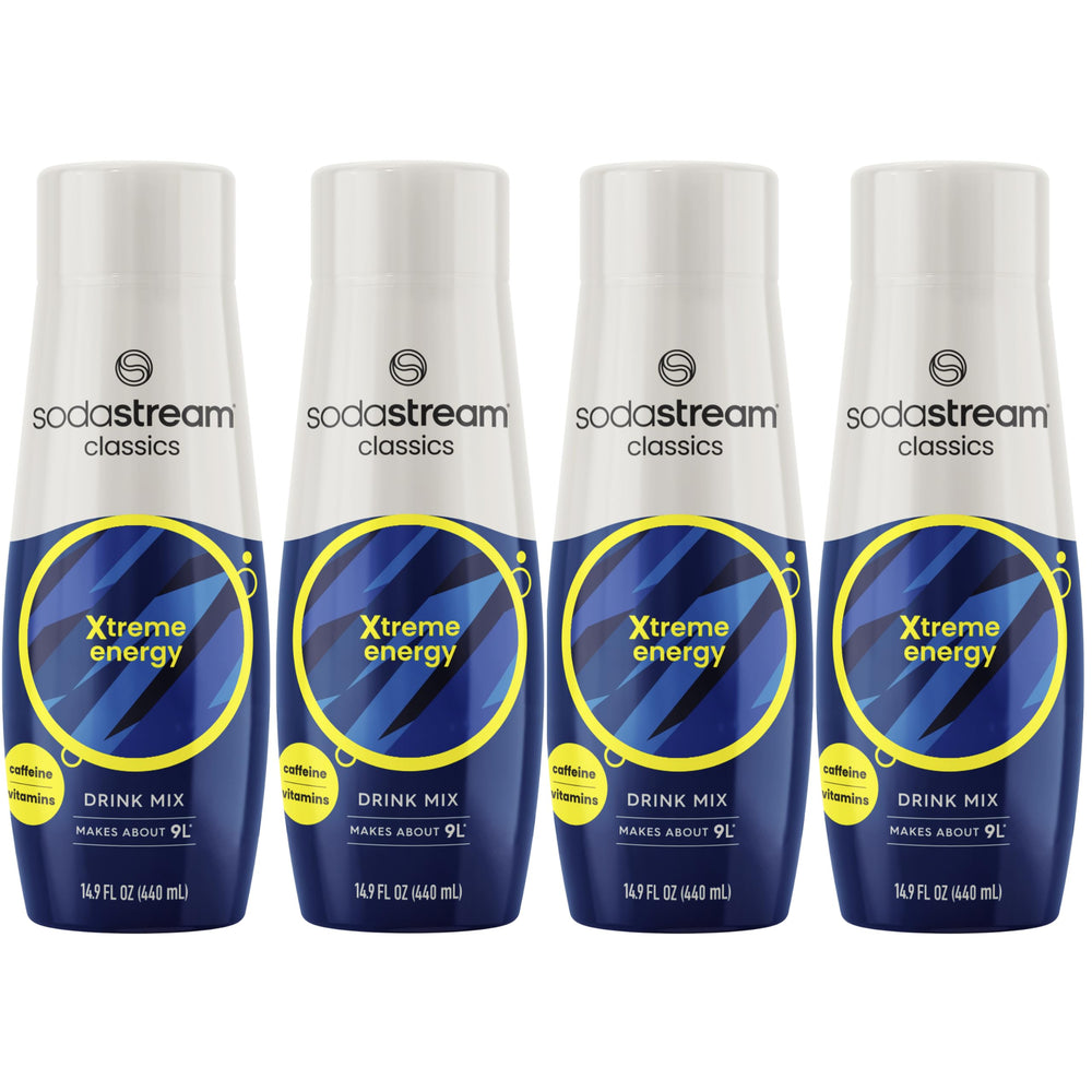SodaStream Energy 440ml 4-pack front view, compact at-home carbonation option.