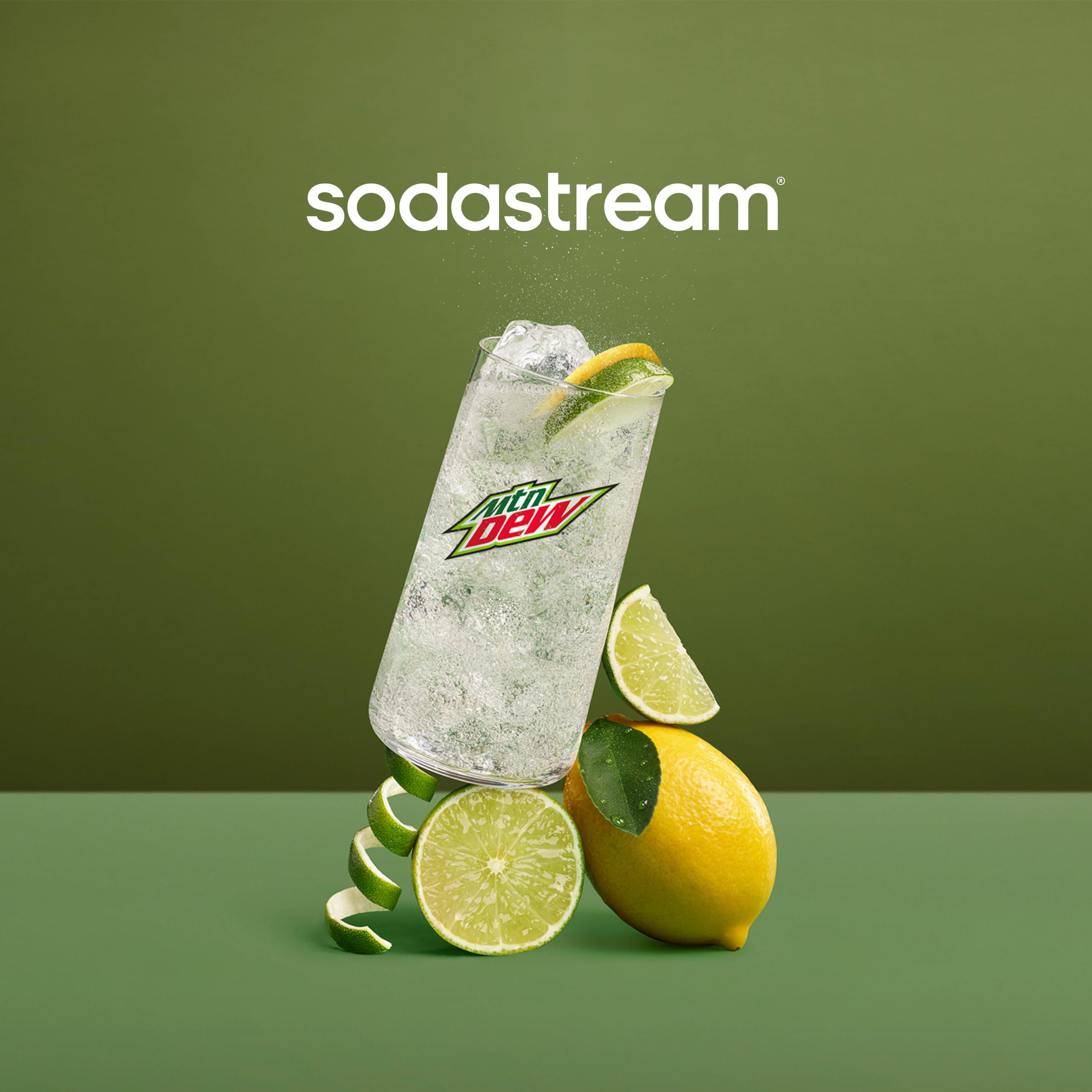 SodaStream kitchen counter setup for easy beverage making