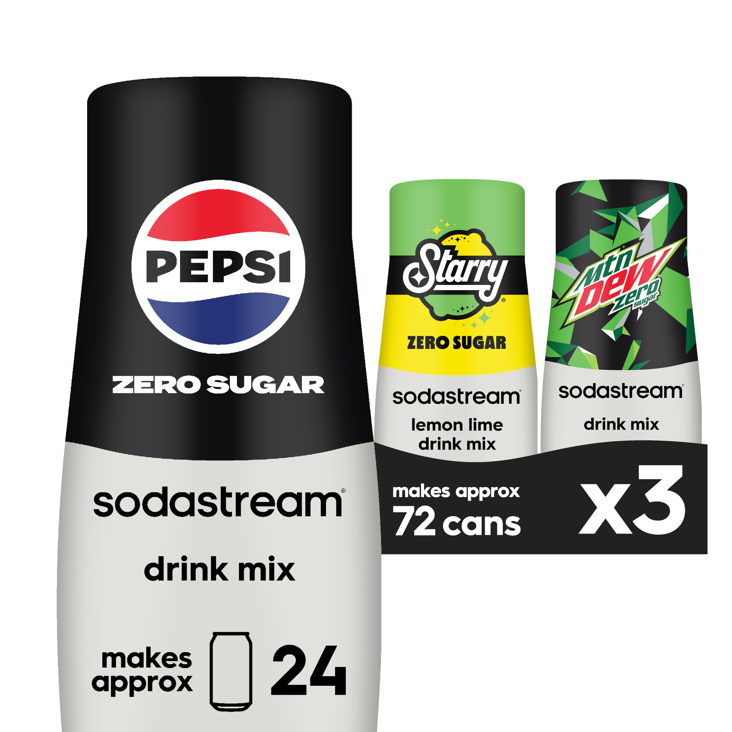 SodaStream Pepsi Zero Sugar 440ml bottle ready for a chilled glass of zero sugar fizz