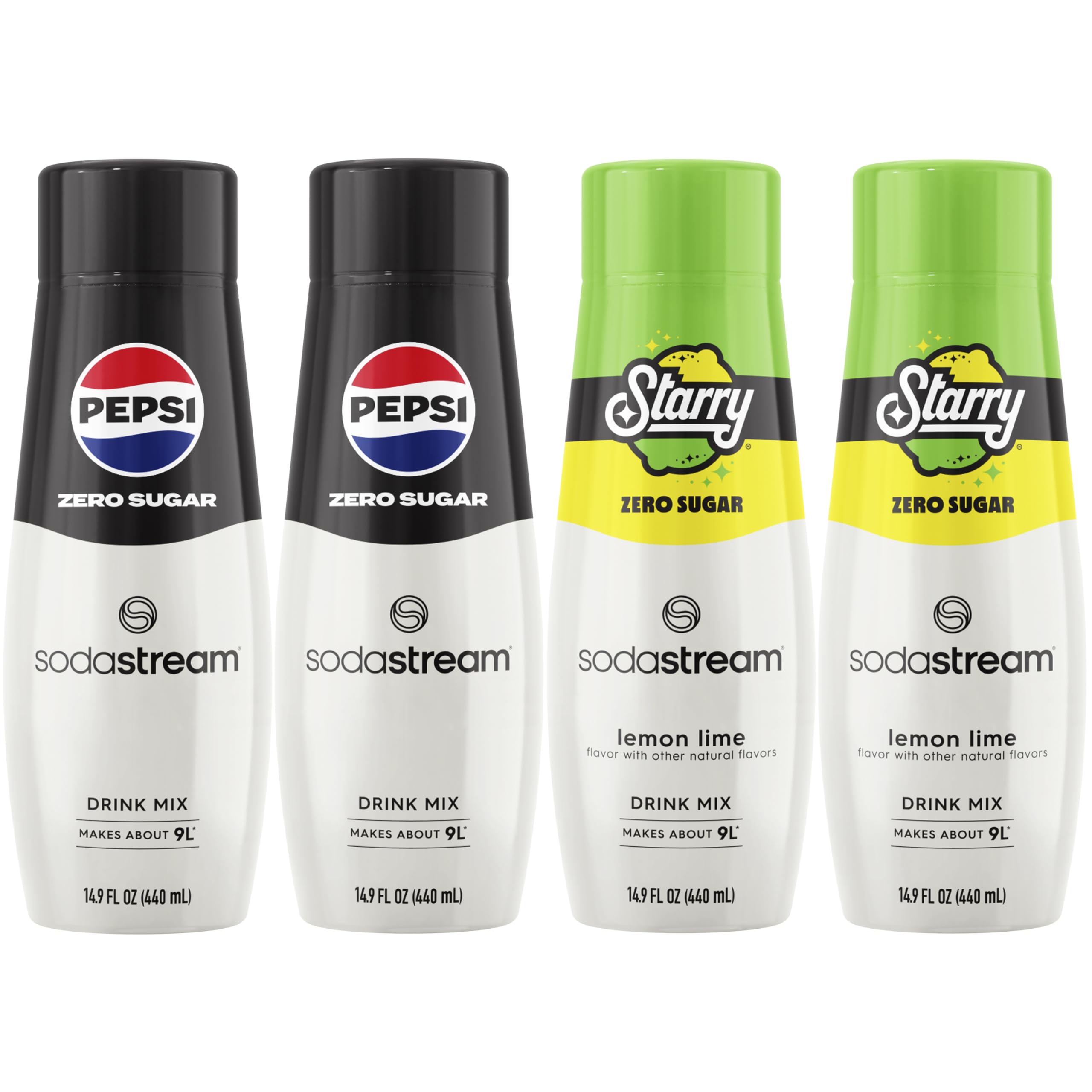 SodaStream Pepsi Zero Sugar mix 440ml display ready to flavor sparkling water