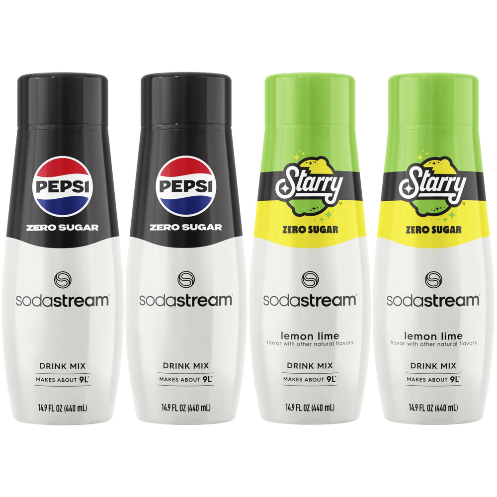 SodaStream Pepsi Zero Sugar mix 440ml display ready to flavor sparkling water