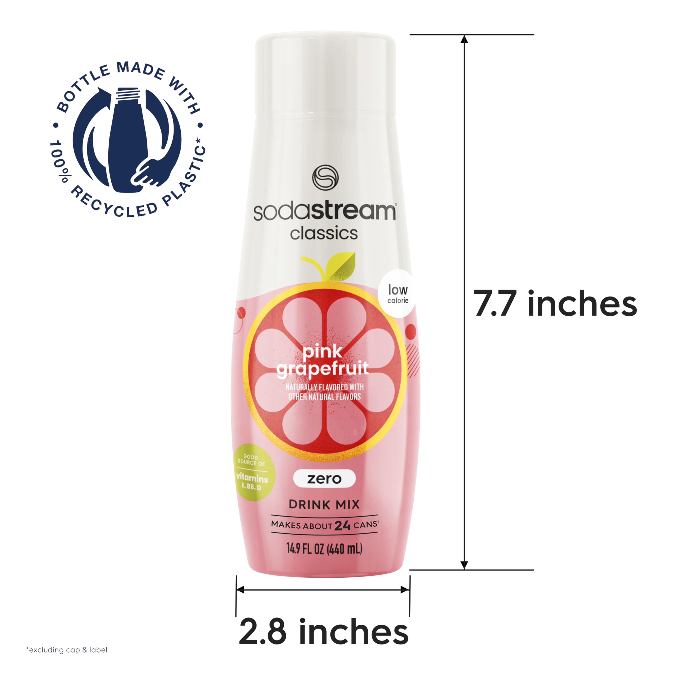 Sodastream Pink Grapefruit Zero Calorie kitchen setup for everyday refreshment.