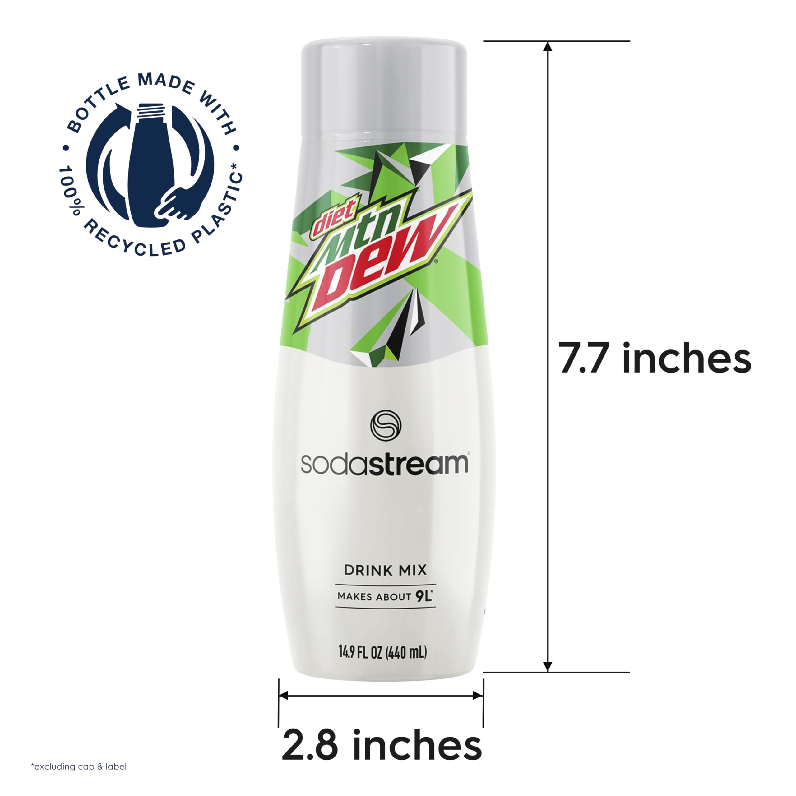 Sodastream sparkling water setup invites quick zero-calorie flavor choices.