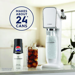 SodaStream Starry Zero Sugar mix 440ml display adds lemon lime flavor at home