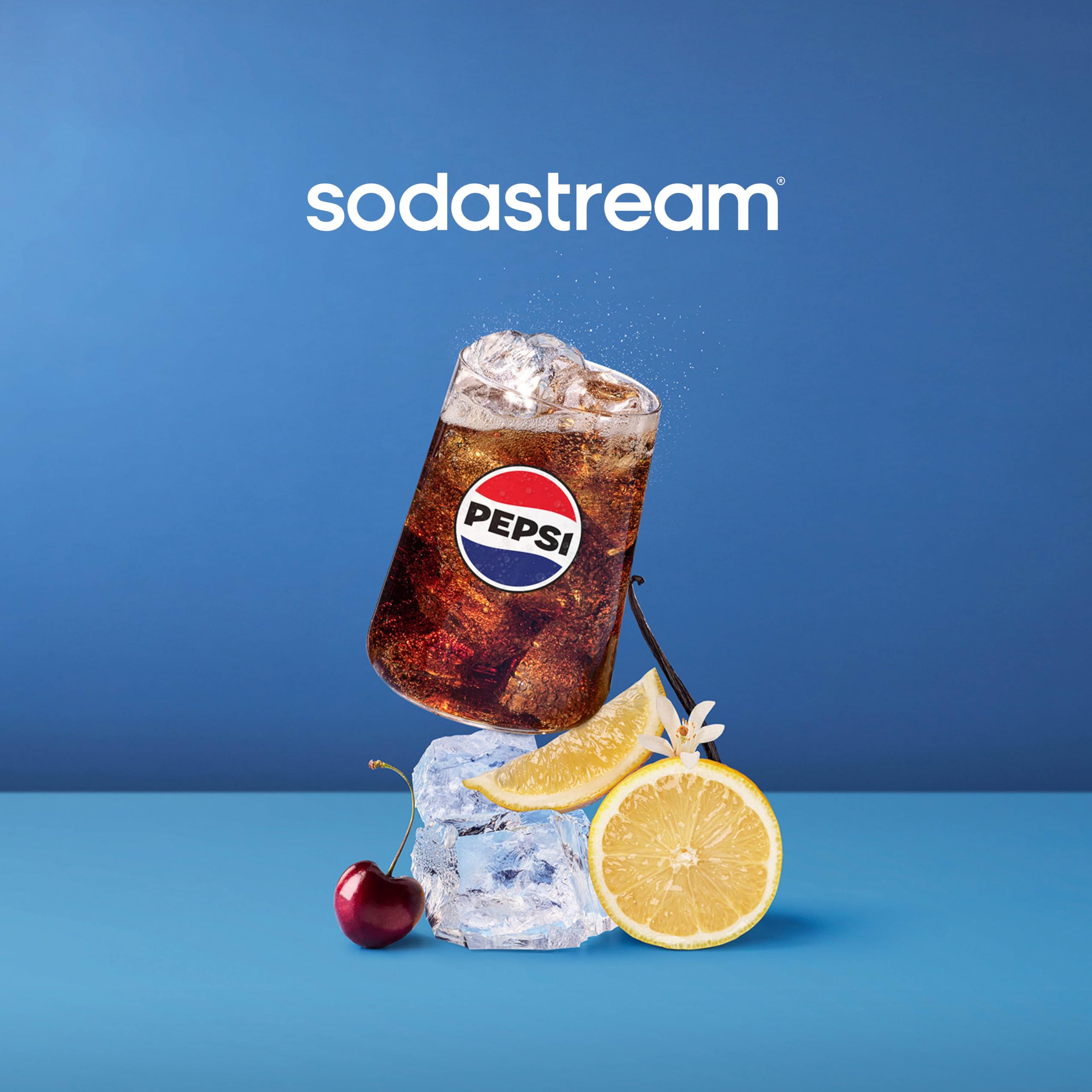 SodaStream variety pack drink mix graphic highlighting flavors