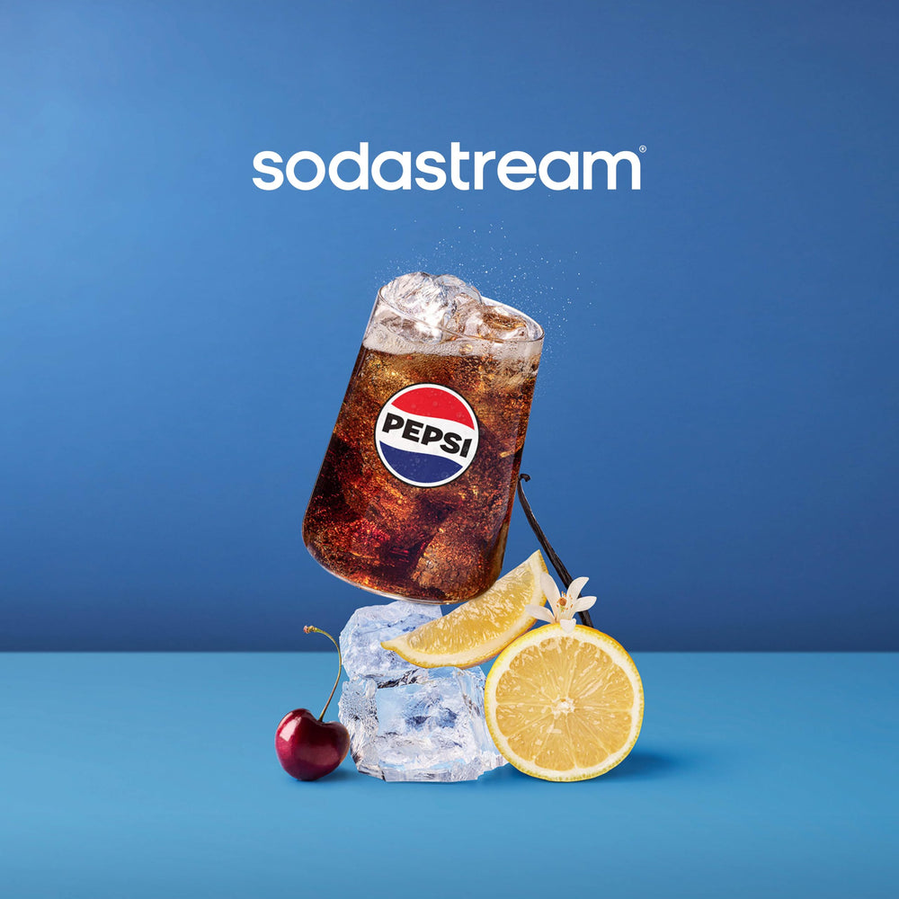 SodaStream variety pack drink mix graphic highlighting flavors