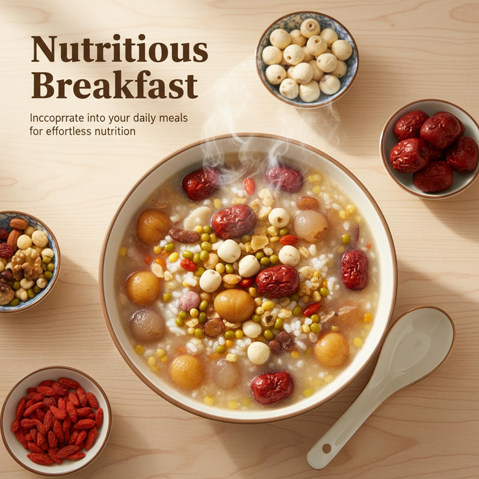SODGHYTR dried lotus seeds for porridge and savory dishes.