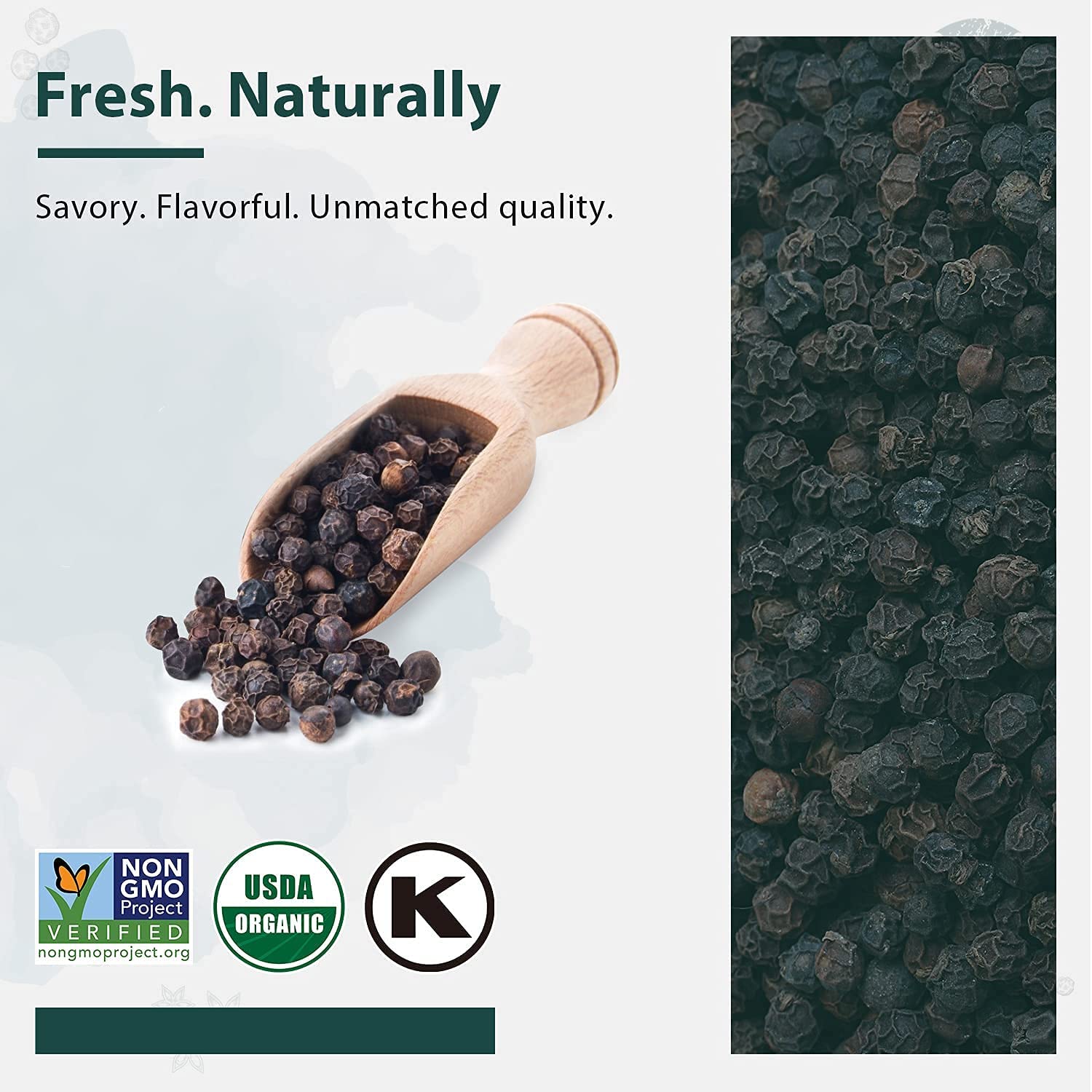 Soeos aroma-releasing peppercorns add depth to roasts