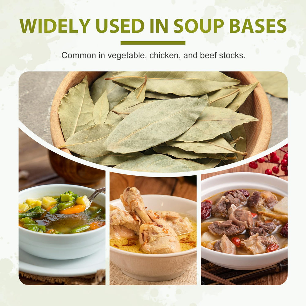 Soeos Bay Leaves in stew scene for savory notes.