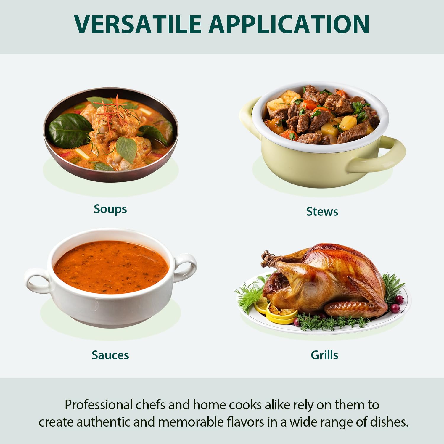 Soeos Bay Leaves in a simmering pot flavoring hearty dishes.