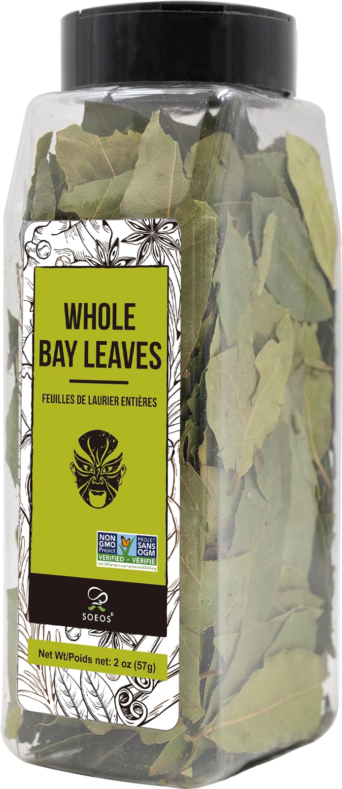 Soeos Bay Leaves Whole 2oz pack ready to flavor soups and stews