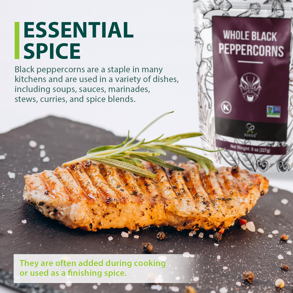 Soeos peppercorns stay fresh with no additives when stored properly.