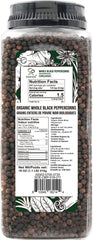 Soeos black peppercorns whole closeup highlights aroma and quality