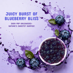 Soeos Blueberry Popping Boba in a cup, ideal dessert topping