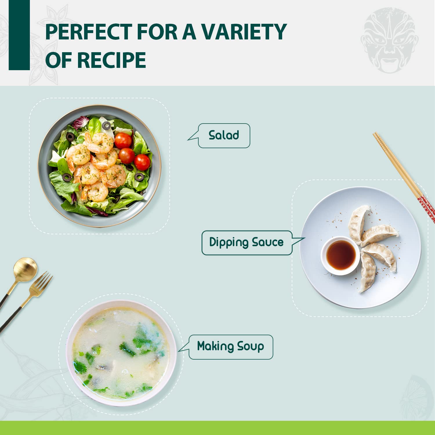 Soeos Chinkiang Vinegar’s dark color enriches braised dishes.