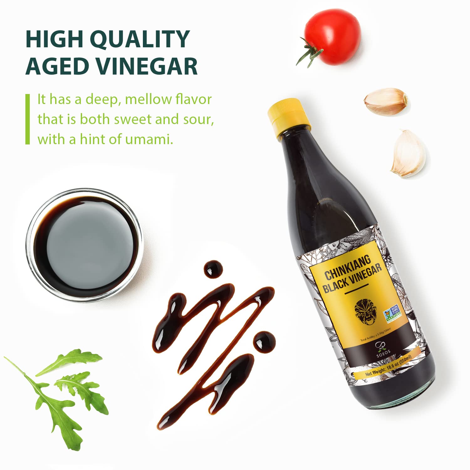 Soeos Chinkiang vinegar boosts noodle broth with tart depth