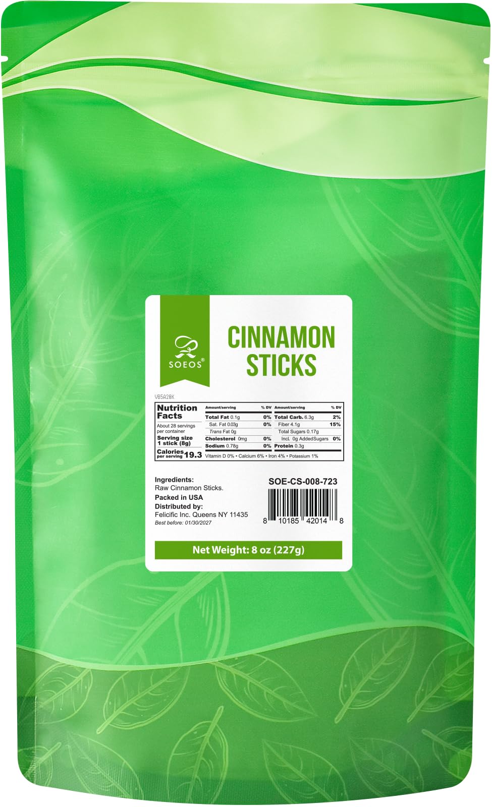Soeos cinnamon sticks on kitchen counter ready to use