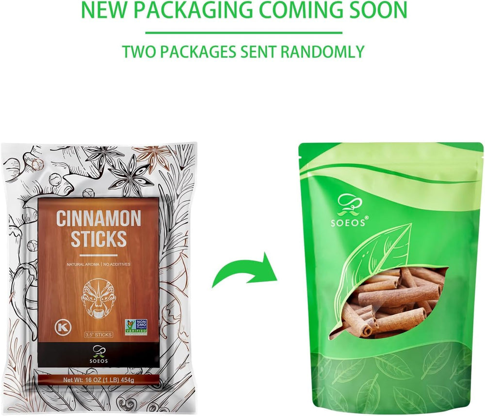 Soeos cinnamon sticks from Vietnam origin highlighting natural sourcing.
