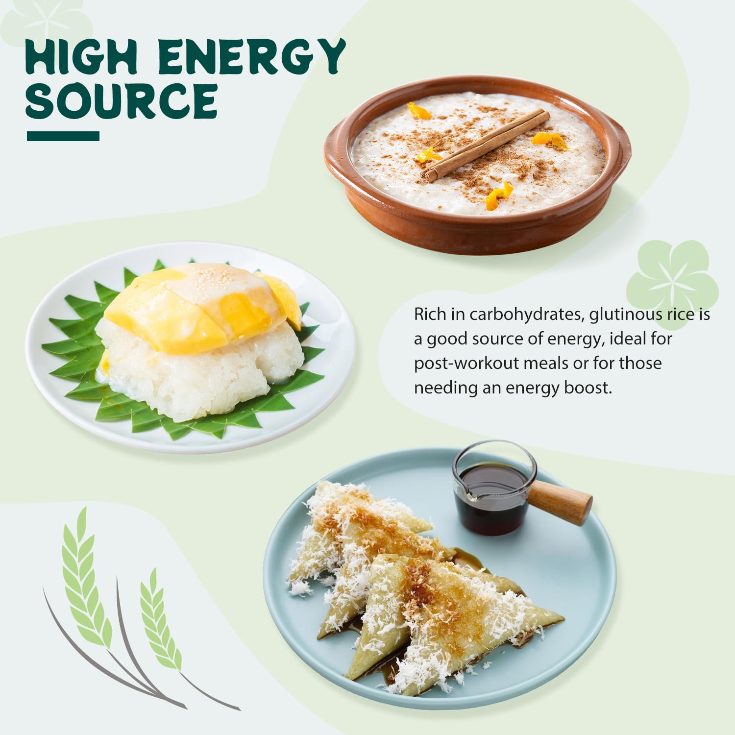 Soeos flavor-absorption capability shown with coconut milk or broth.