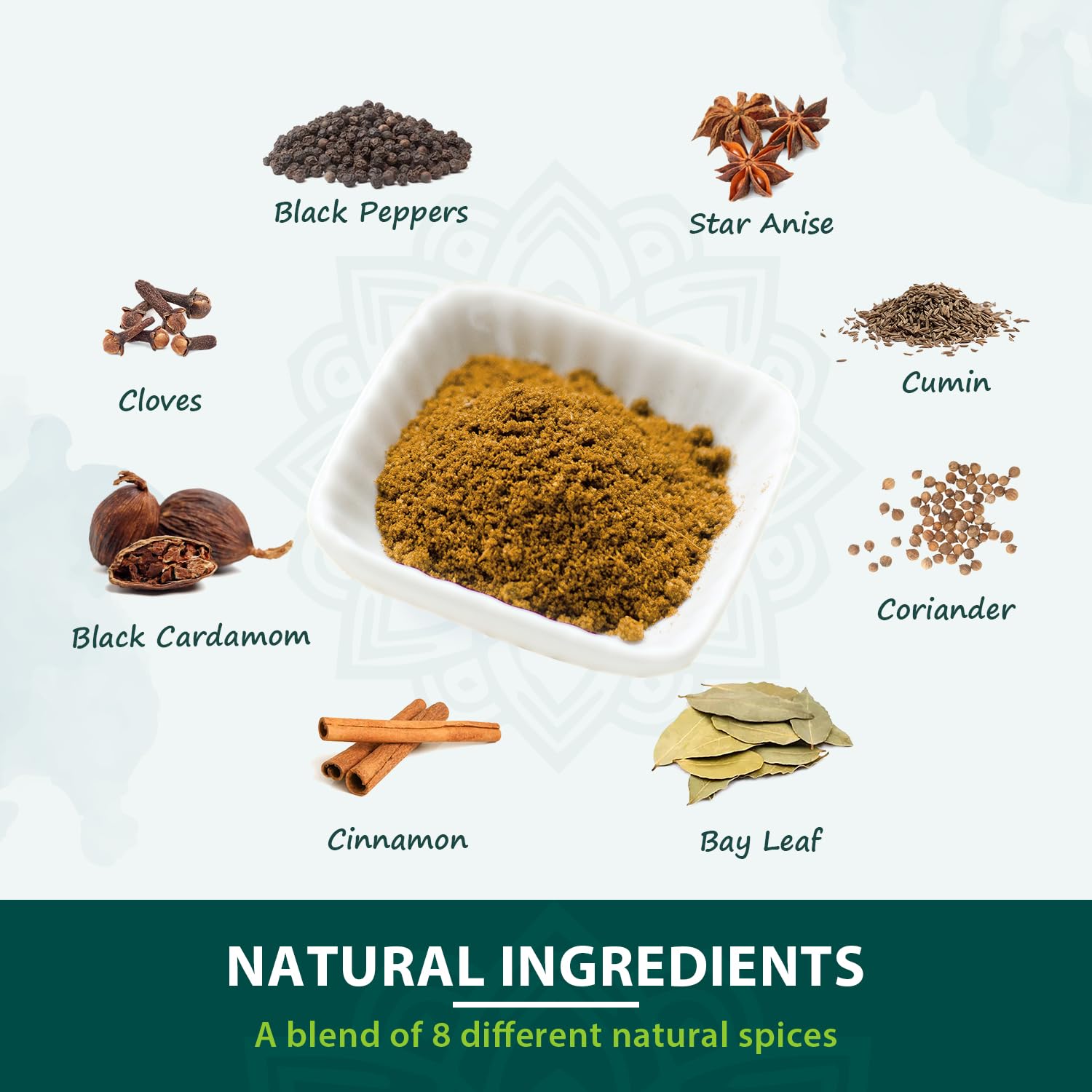 Soeos Garam Masala curry dish scene with rich warmth and subtle sweetness.