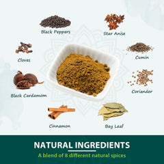 Soeos Garam Masala curry dish scene with rich warmth and subtle sweetness.