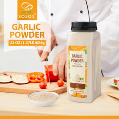 Soeos garlic powder dry granules ideal for pantry staples and consistent seasoning