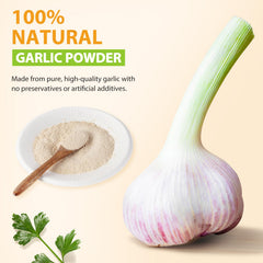 Soeos garlic powder vegetable dish showcasing vibrant flavor enhancement