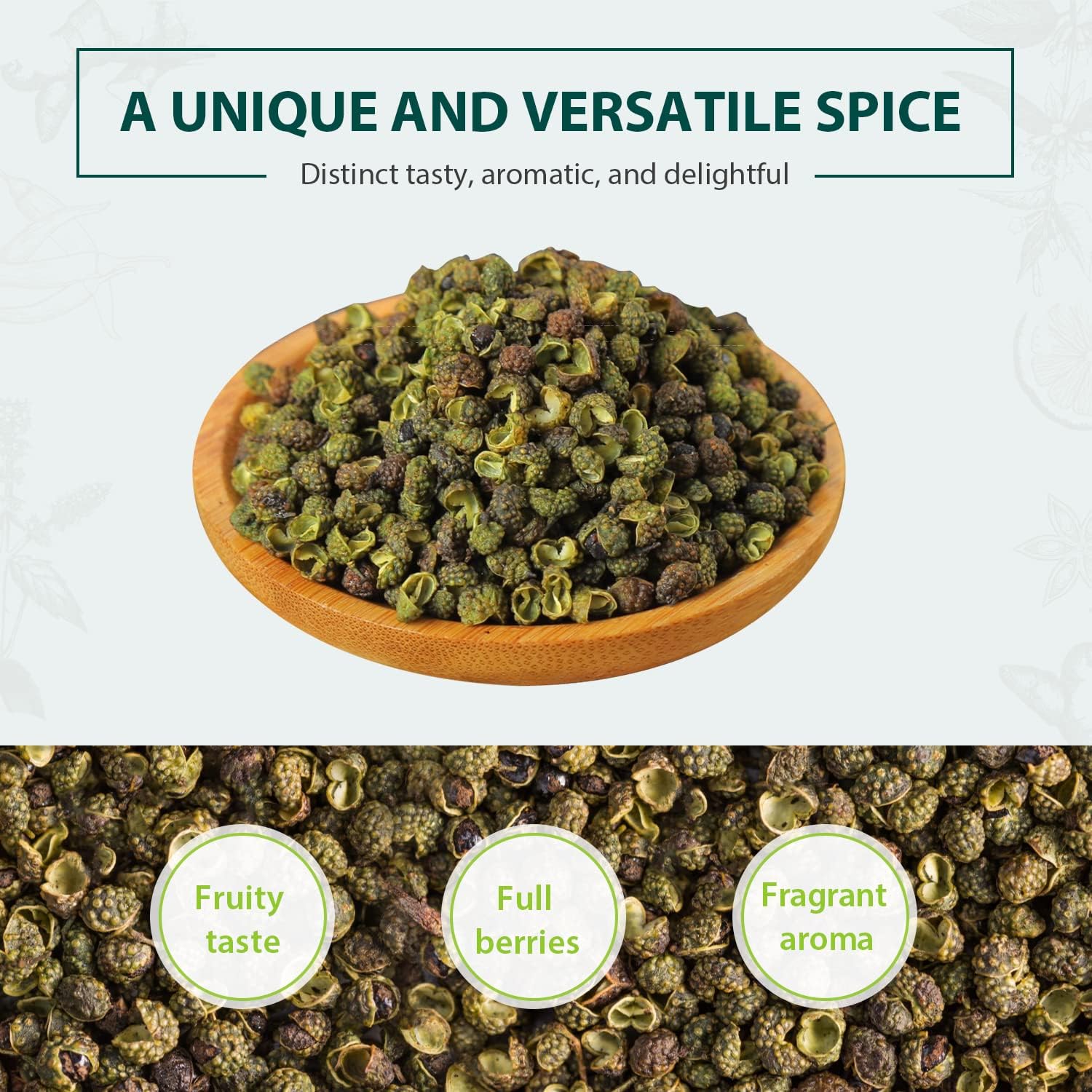 Soeos green peppercorns enhance kung pao chicken with layered heat.