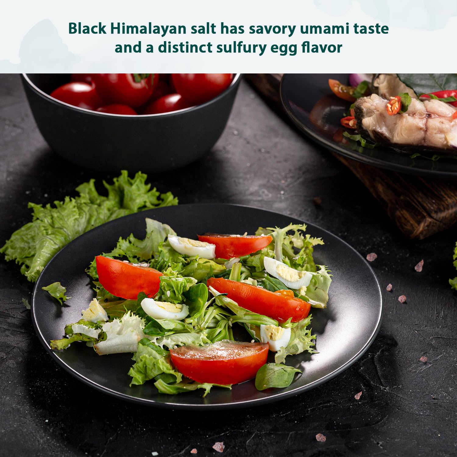 Soeos kala namak use adds authentic Indian flavor in chutneys.