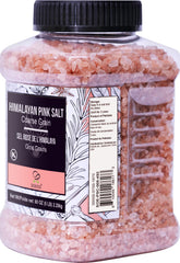Close-up of coarse grains for Soeos Himalayan Pink Salt