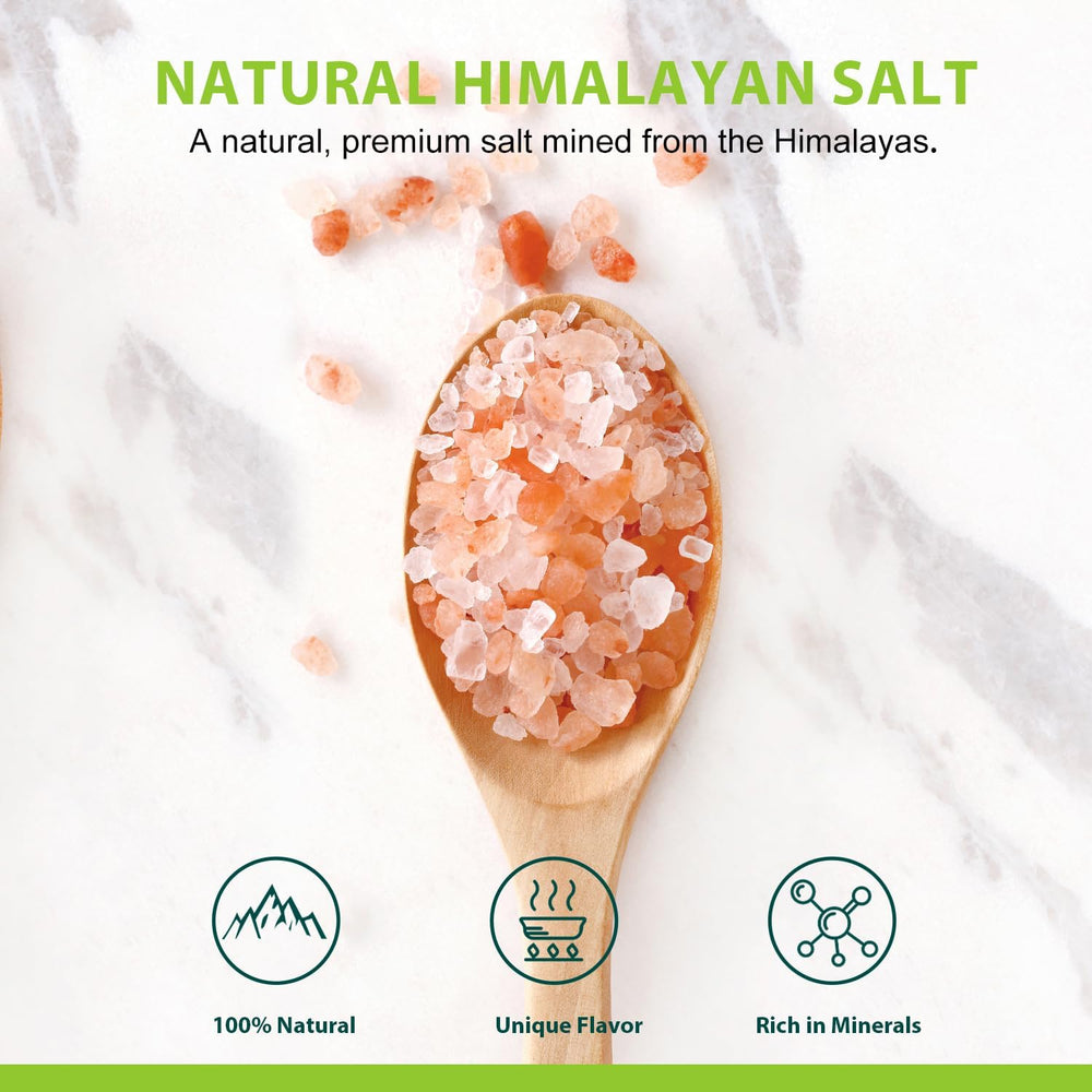 Soeos Himalayan Pink Salt grinder refill supports long-lasting flavor with simple refills.