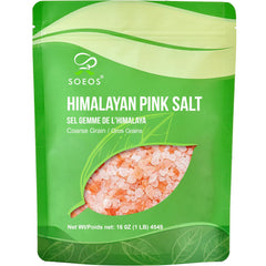Soeos Himalayan Pink Salt for grinder refill delivers consistent salt flow.