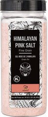 Soeos Himalayan Salt fine-grain packaging—easy to store and pour.
