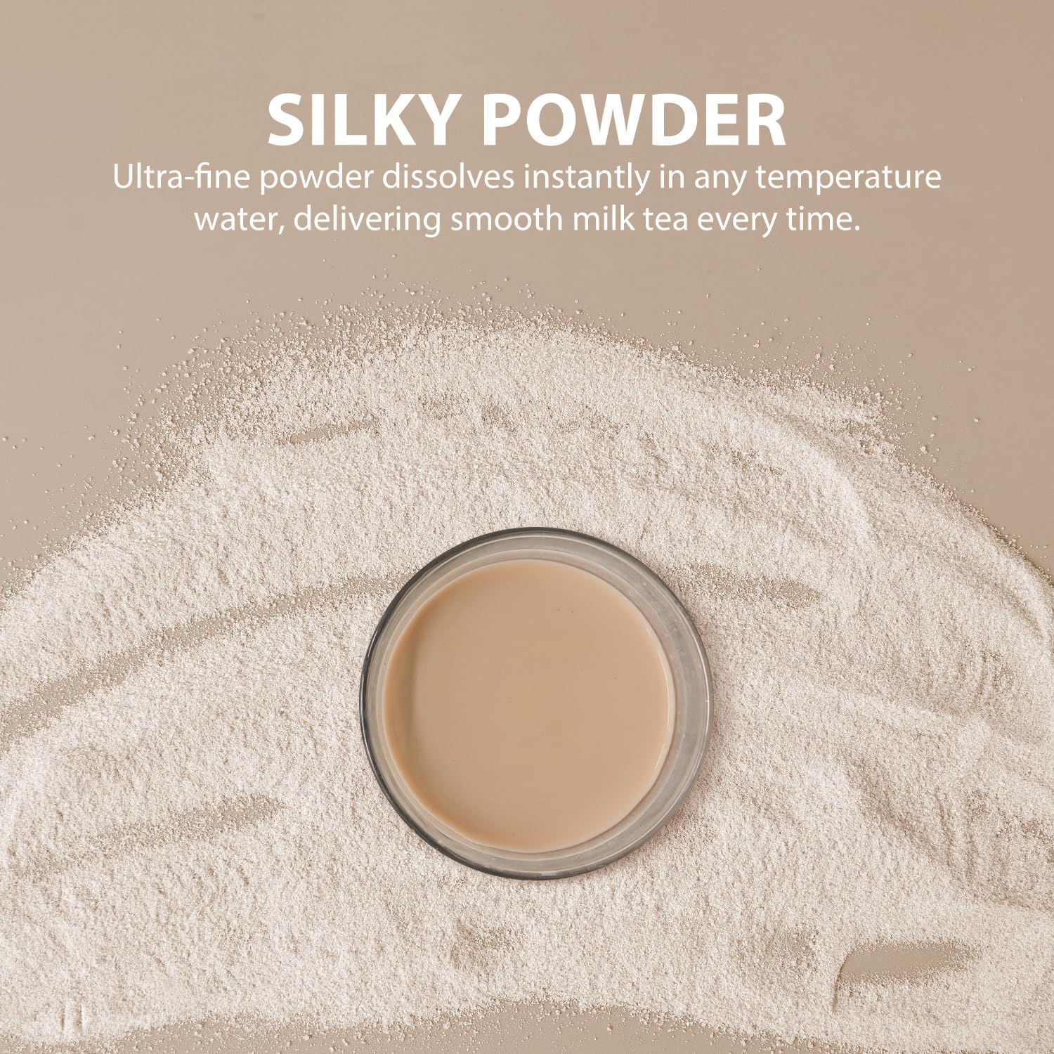 Soeos Hot-prep milk tea cup for quick, convenient mix