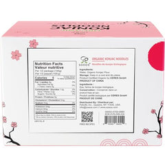 Soeos Konjac Noodles fettuccine pack ideal for hearty, low-calorie dinners.
