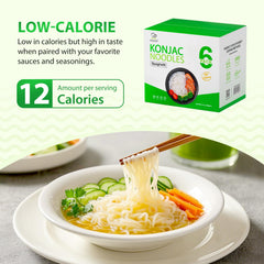 Soeos Konjac Noodles serving idea for fast, flavorful weeknight spaghetti.