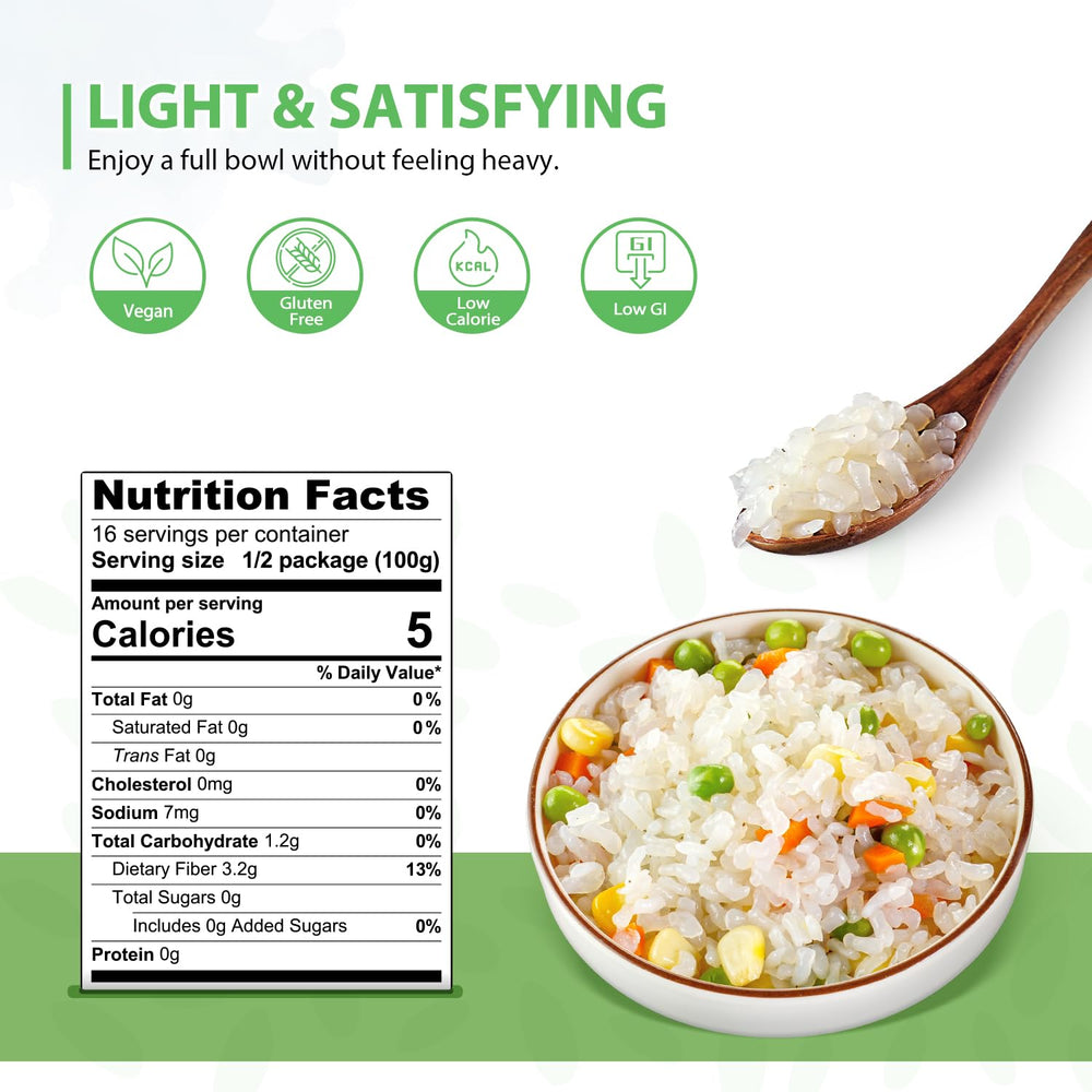 Soeos Konjac Rice cooking-step setup, ready in minutes.