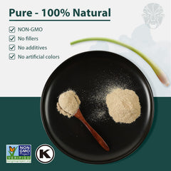 Soeos lemongrass powder being stirred into tea, creating fragrant warmth
