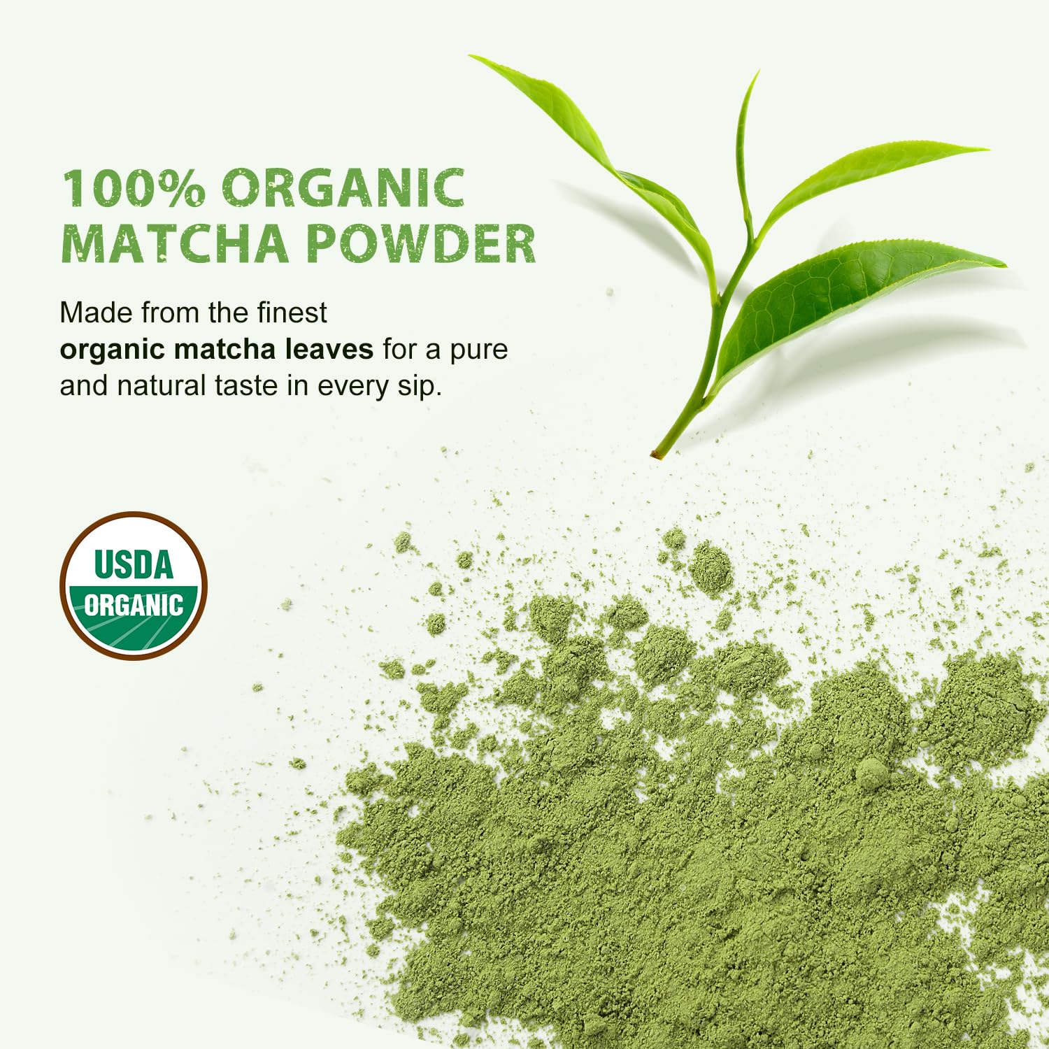 Soeos Matcha powder whisk and bowl help you whip creamy foams fast.