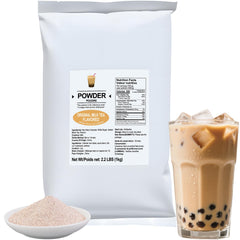 Soeos Milk Tea Powder 1kg pack for quick cafe-style drinks at home