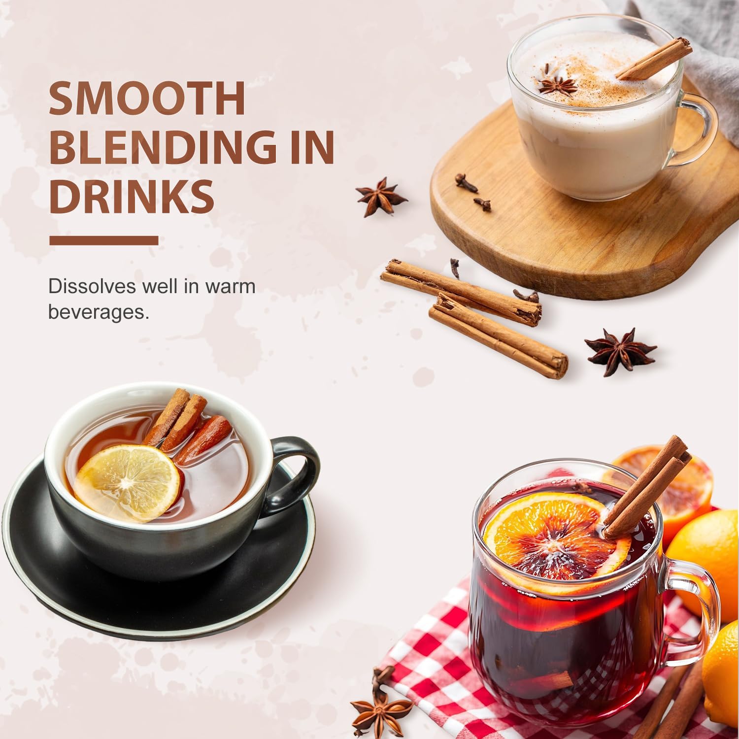 Cinnamon powder beside cookies to show dessert versatility.